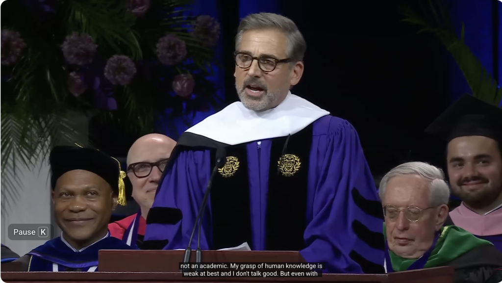 Steve Carell, Northwestern Class of 2025 Commencement
