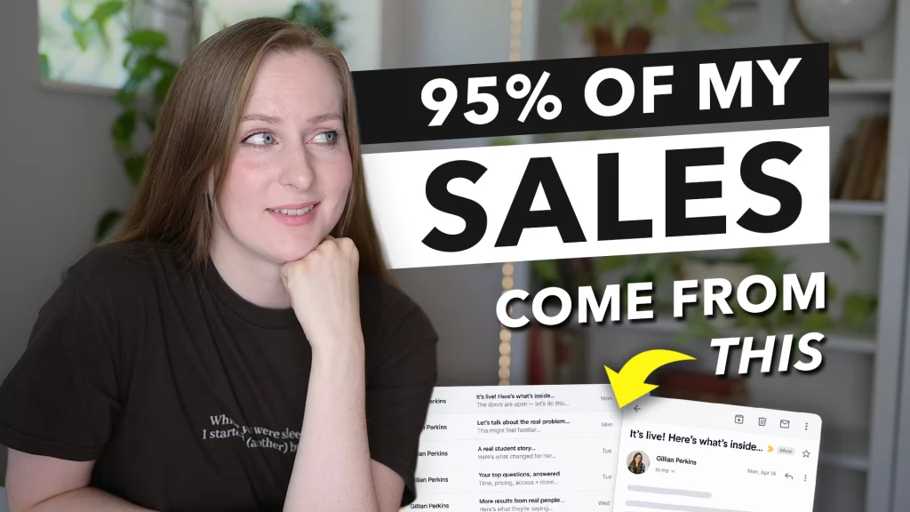 The Exact Email Sequence I Use to Sell My Online Courses — Gillian Perkins