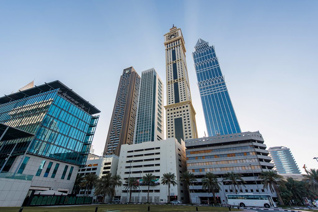 Big Ben Al Yaqoub tower in Dubai
