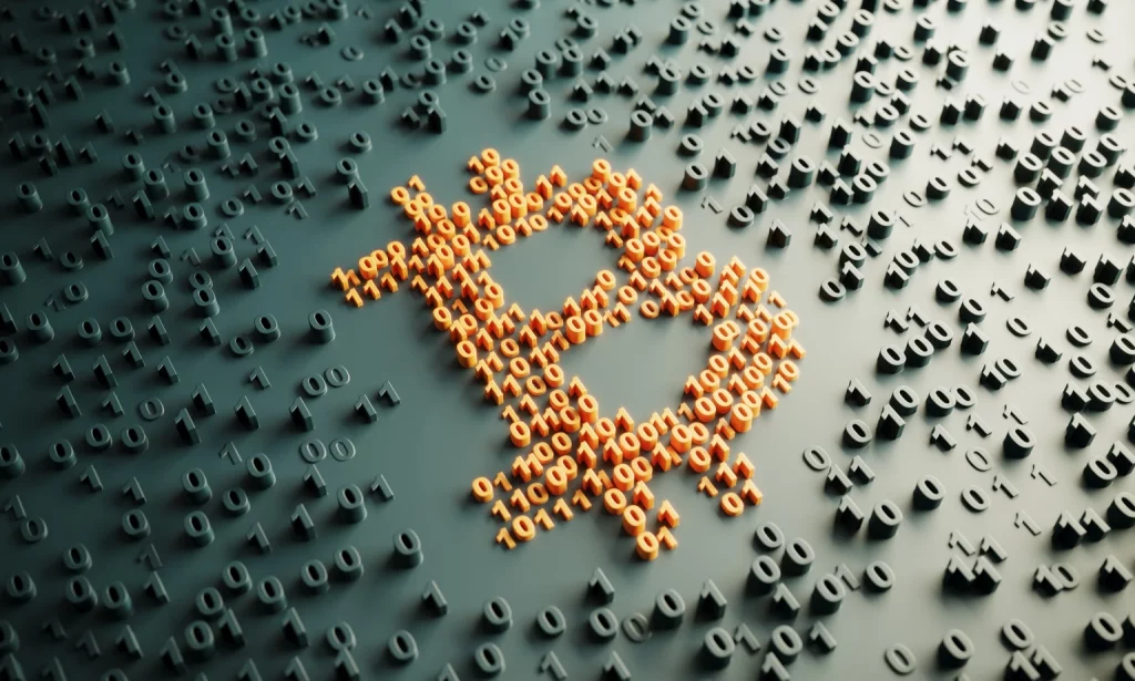 BLOX Vs. LFGY: This Crypto Income ETF Is Beating Bitcoin While Others Erode (NYSEARCA:BLOX) Концепция Bitcoin с бинарными кодами