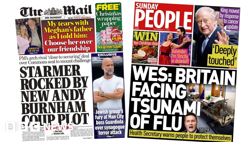 ‘Burnham coup plot’ and UK faces ‘tsunami of flu’ 'Burnham coup plot' and UK faces 'tsunami of flu'