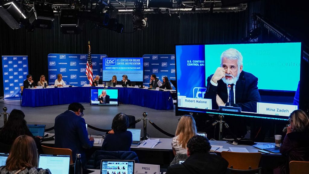 CDC advisers delay planned vote on hepatitis B vaccine for infants : Shots CDC advisers delay planned vote on hepatitis B vaccine for infants : Shots