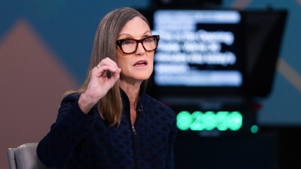 Cathie Wood buys $26.1 million of tumbling crypto stock