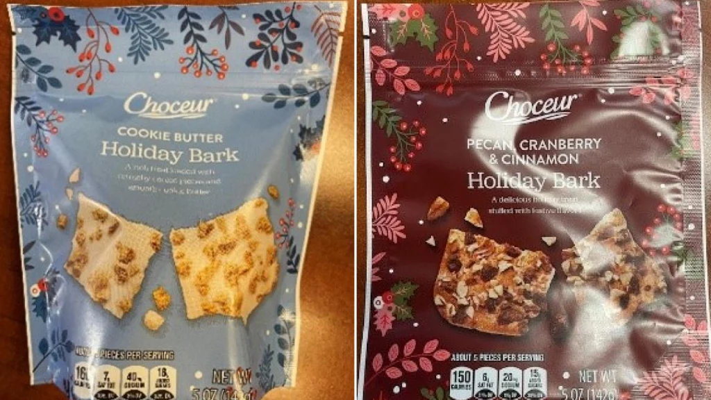 Holiday barks sold at Aldi recalled over potential undeclared pecans, wheat Holiday barks sold at Aldi recalled over potential undeclared pecans, wheat