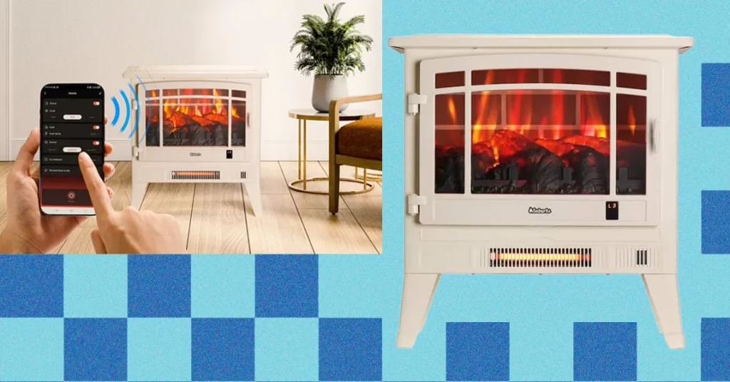 How a $200 Fake Fireplace From Home Depot Soothed My Soul How a $200 Fake Fireplace From Home Depot Soothed My Soul