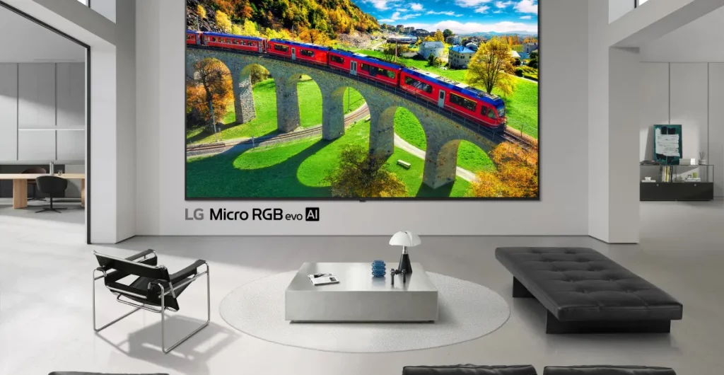 LG announces the 2026 release of its Micro RGB evo TV