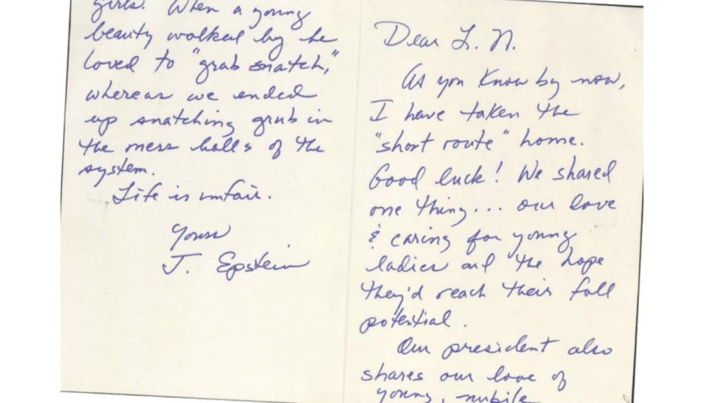 Latest batch from DOJ includes a personal letter, emails and heavily redacted documents