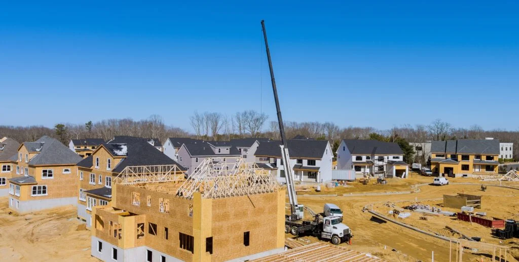 New Construction vs. Older Homes—Why New Builds Cost Less Than You Think homes under construction