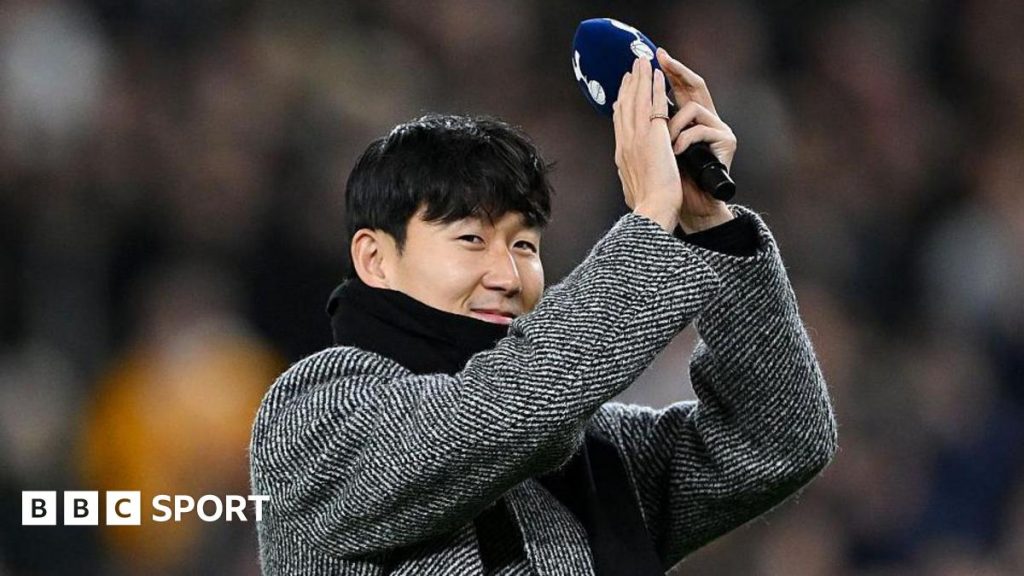 Son’s emotional return sets scene for vital Spurs win in Champions League Son Heung-Min addressed Spurs fan before kick-off on his return to the club ahead of the Champions League game against Slavia Prague.