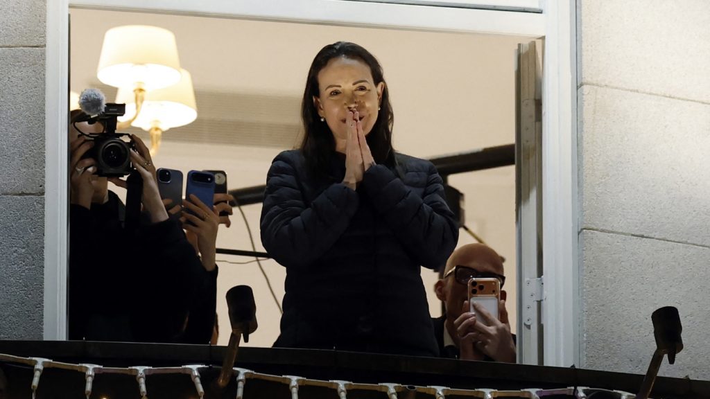 The daring operation that whisked Machado out of Venezuela : NPR The daring operation that whisked Machado out of Venezuela : NPR