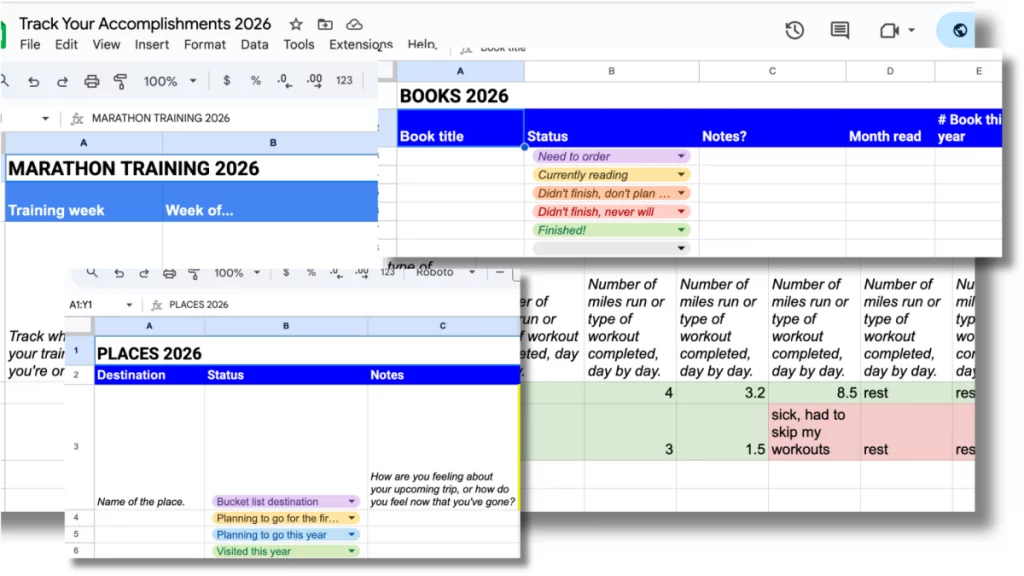 This Ridiculously Detailed Spreadsheet Has Helped Me Stick to My New Year’s Resolutions for Five Years This Ridiculously Detailed Spreadsheet Has Helped Me Stick to My New Year’s Resolutions for Five Years