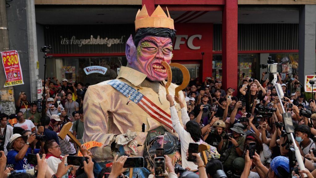 Thousands in Philippines protest corruption, demand return of stolen funds : NPR Thousands in Philippines protest corruption, demand return of stolen funds : NPR