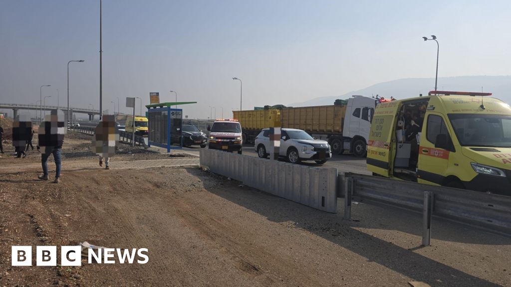 Two killed in suspected Palestinian ramming and knife attack in Israel Two killed in suspected Palestinian ramming and knife attack in Israel