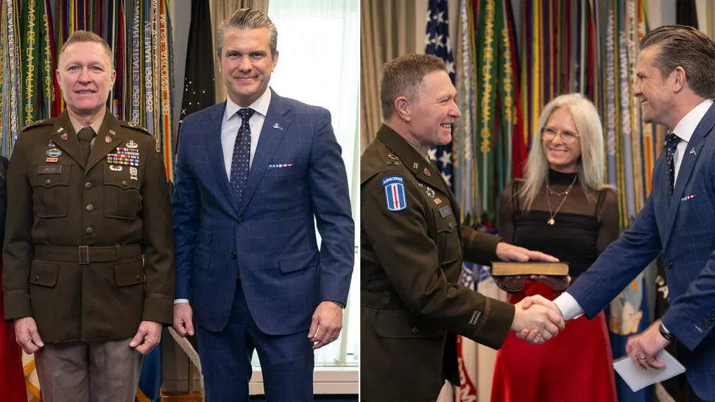 Craig Morgan promoted to Chief Warrant Officer II at Pentagon