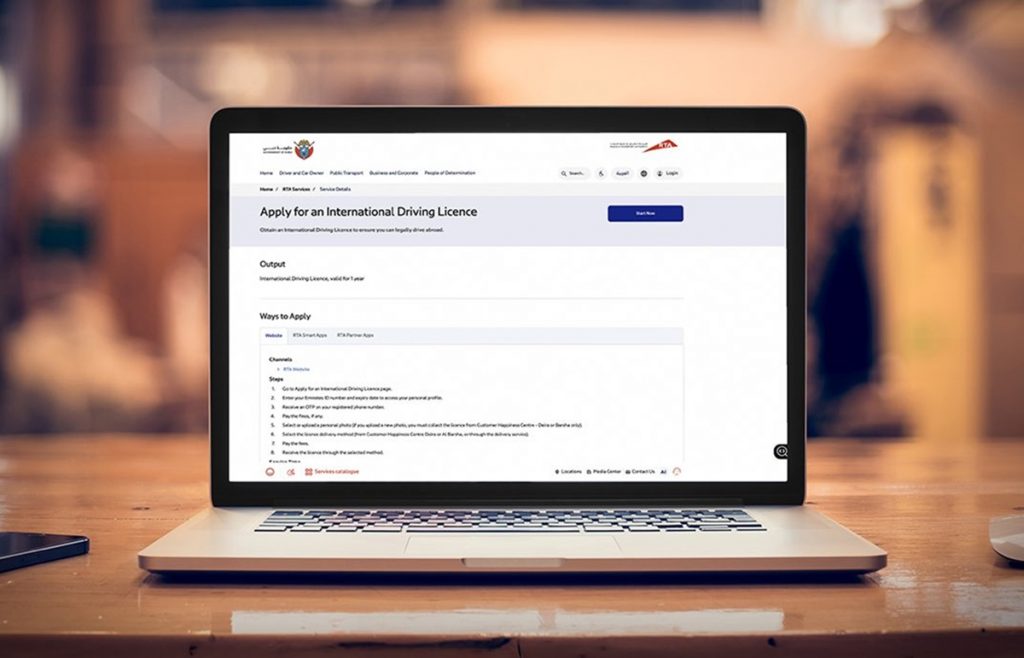 Dubai driving licence RTA