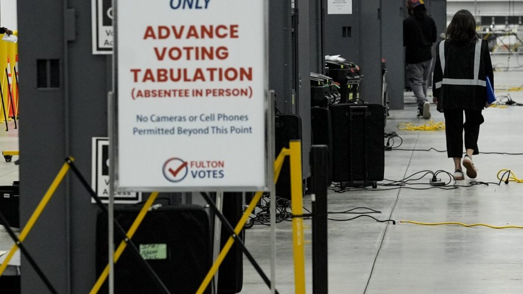 FBI conducts search at Fulton County election office in Georgia : NPR