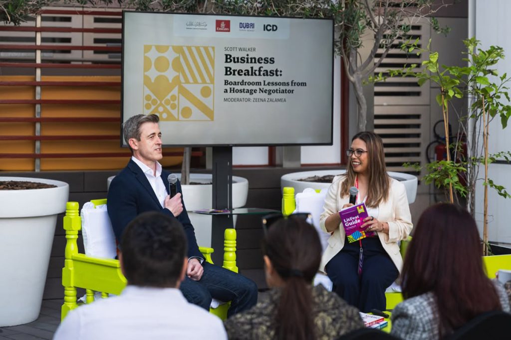 Former hostage negotiator Scott Walker says trust drives deal-making in the Middle East Former Scotland Yard detective and kidnap-for-ransom negotiator Scott Walker