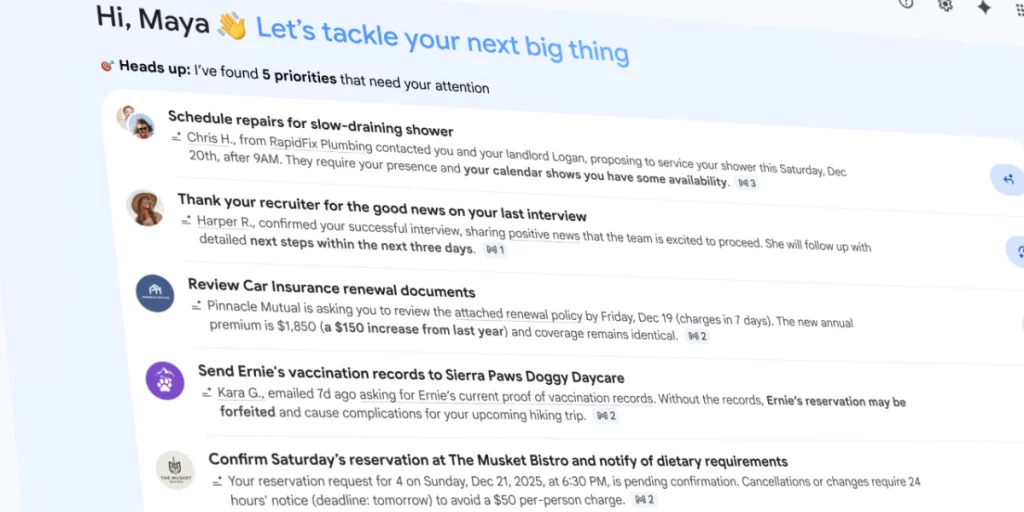 Google takes first steps toward an AI product that can actually tackle your email inbox