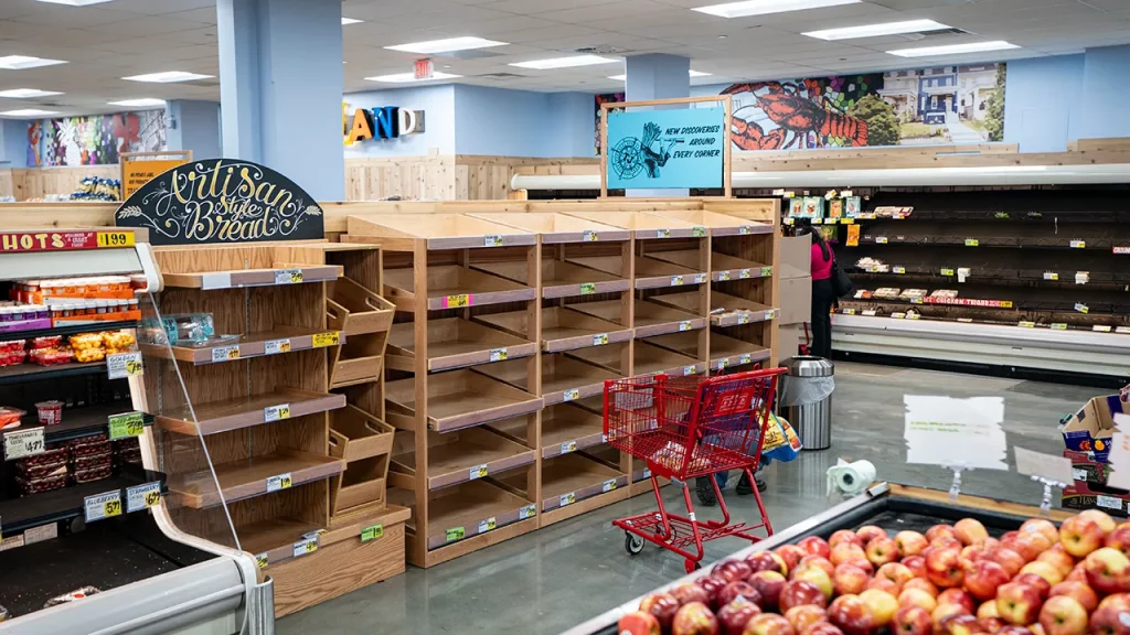 Massive winter storm triggers panic buying at grocery stores nationwide