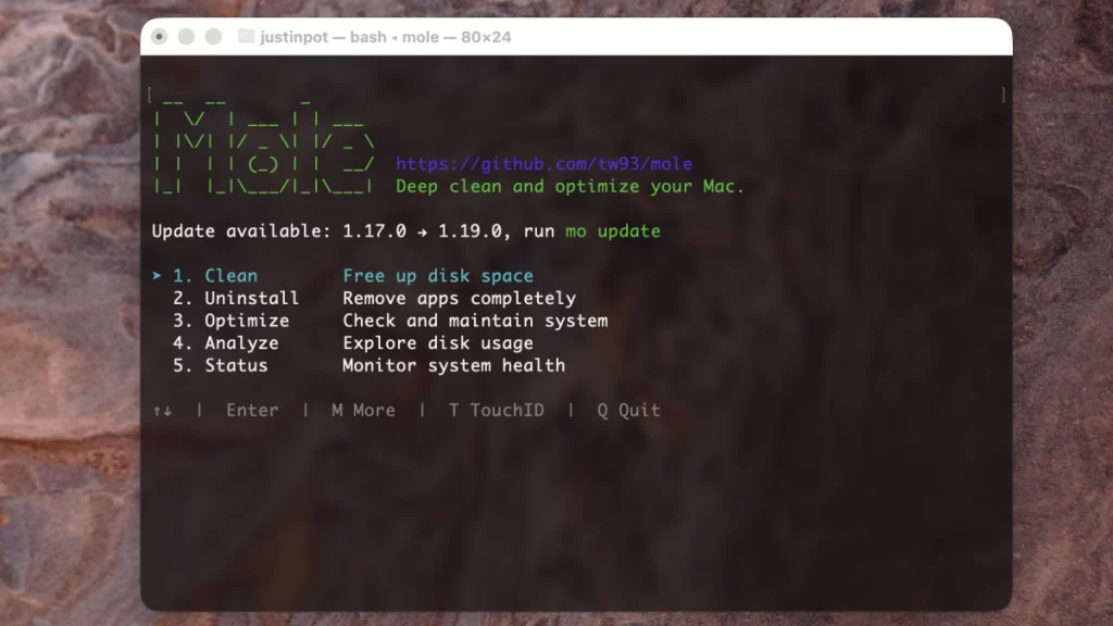 Mole Is the Best Free Mac Cleanup Tool