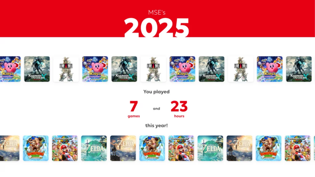 Nintendo's 2025 Year-in-Review Is Finally Here, and It Has a Few Surprises