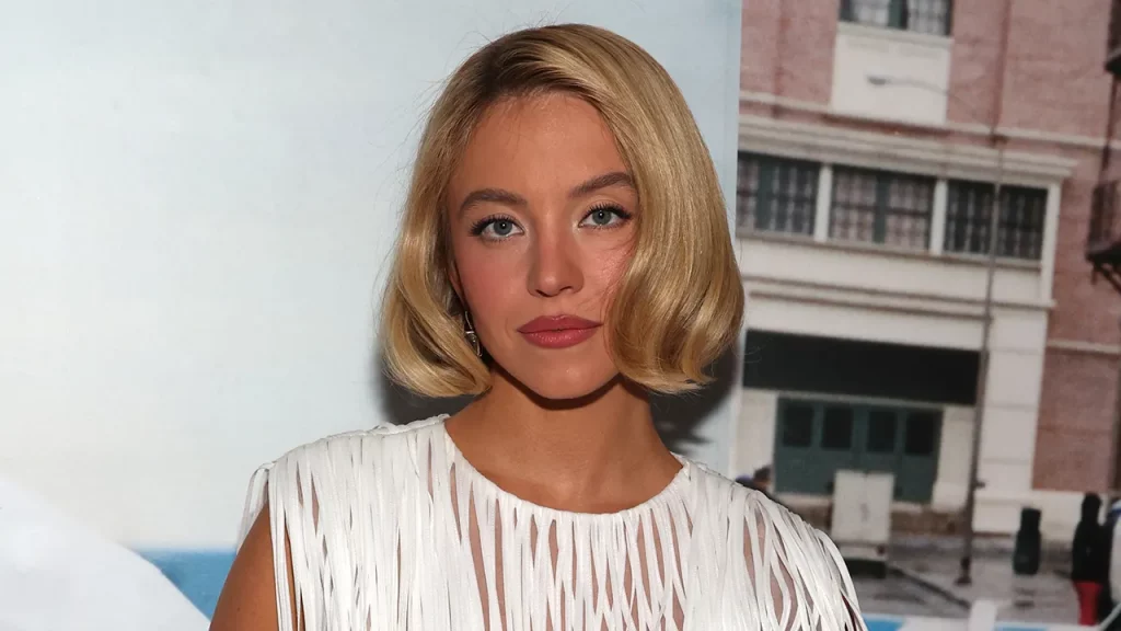 Sydney Sweeney climbs Hollywood sign for lingerie brand promotional stunt