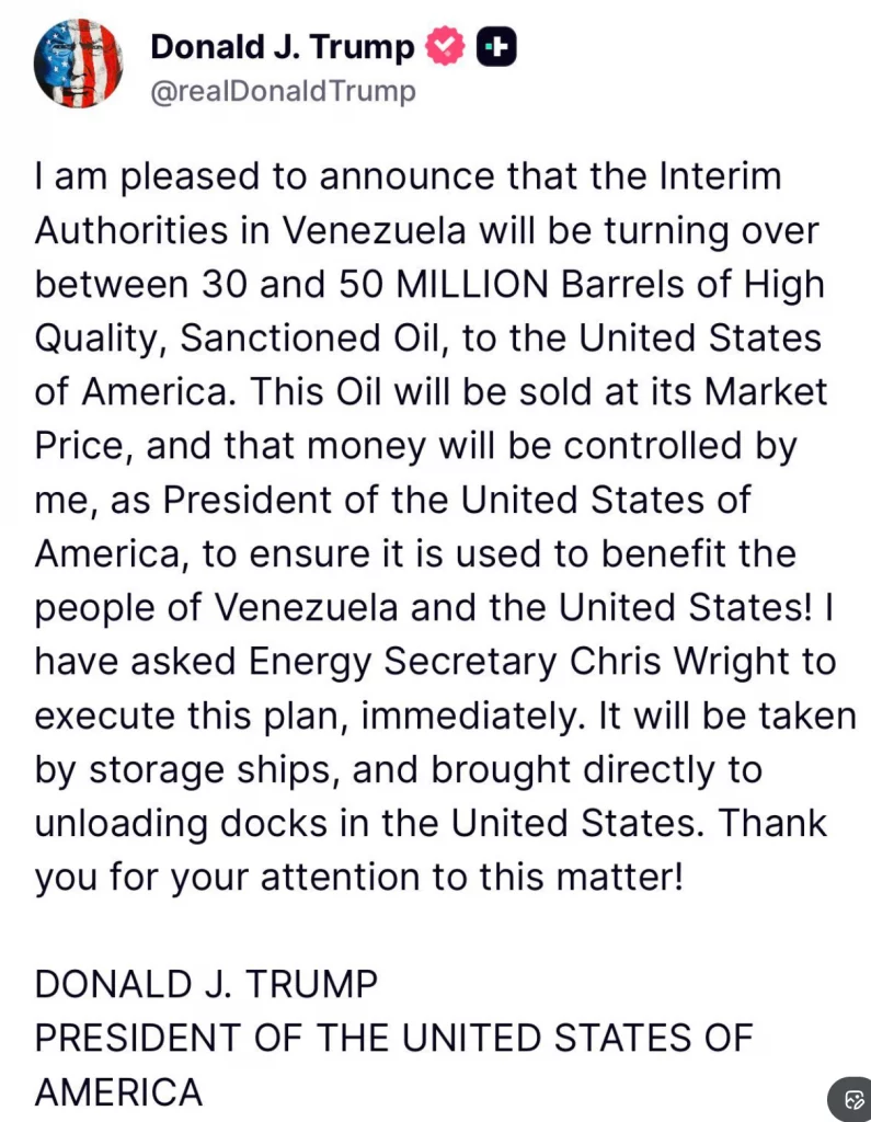 Trump’s Gangsterism Escalation: Plans to Steal and Sell Venezuela Oil; Seizure of Russian And Chinese Tankers; Greenlight of Maximum Pressure Sanctions; Venezuela and Denmark Not On Board With Heists Trump's Gangsterism Escalation: Plans to Steal and Sell Venezuela Oil; Seizure of Russian And Chinese Tankers; Greenlight of Maximum Pressure Sanctions; Venezuela and Denmark Not On Board With Heists