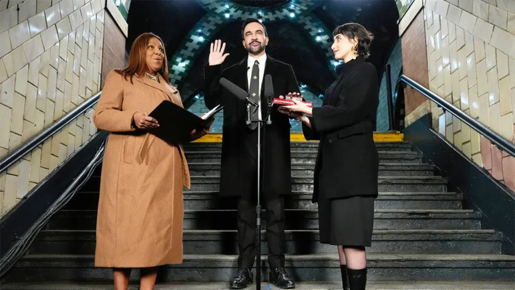 Zohran Mamdani sworn in as NYC mayor in midnight ceremony at Old City Hall