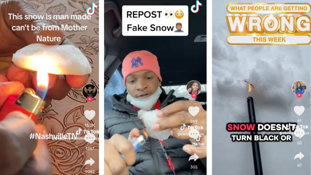 Is Snow Fake?: What People Are Getting Wrong This Week