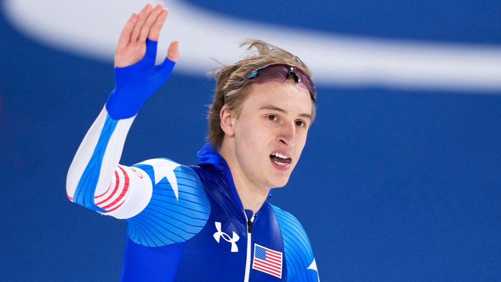Speedskater Jordan Stolz wins second gold with 500-meter race : NPR