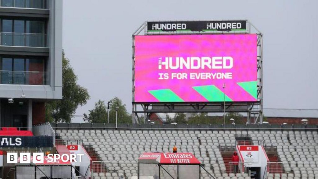 The Hundred: IPL-linked teams ‘not considering Pakistan players’ A sign at the Hundred that reads 'Hundred is for everyone'
