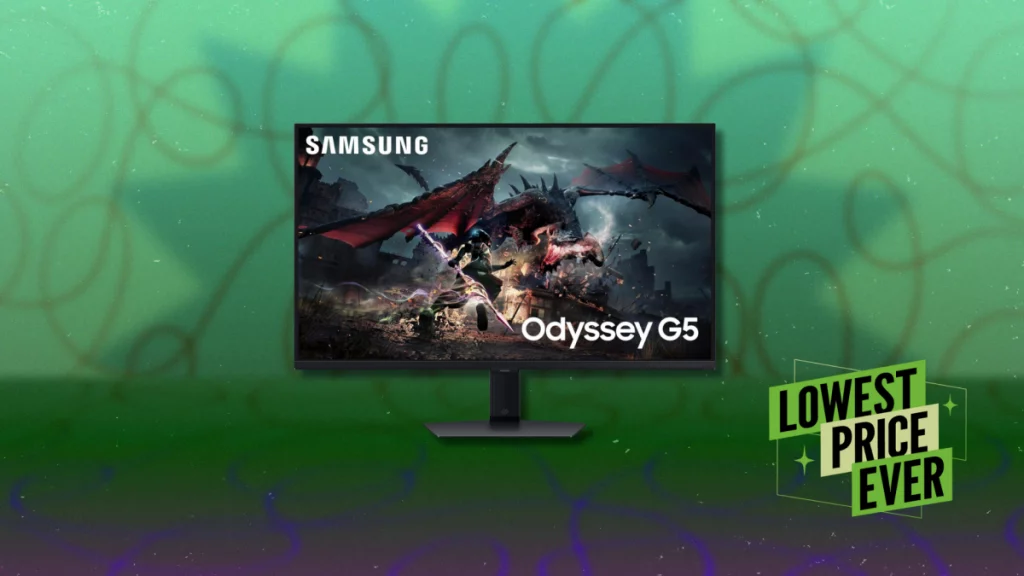 The Samsung Odyssey G50D Gaming Monitor Is Nearly 50% Off Right Now