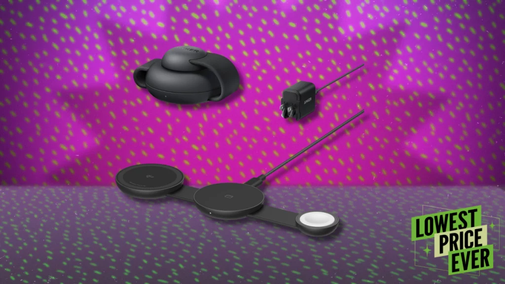 This Foldable 3-in-1 Anker Charging Pad Is $50 Off Right Now