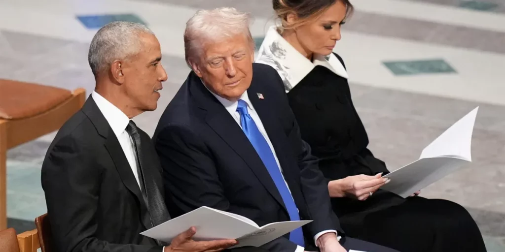 Trump's racist post about Obamas is deleted after bipartisan backlash