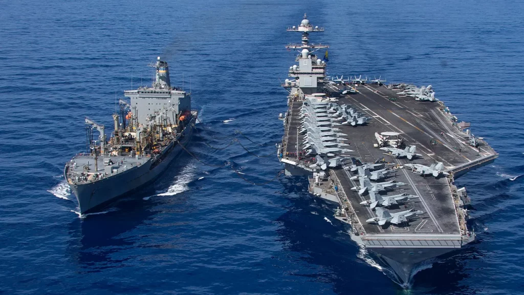 USS Gerald R Ford creates rare two-carrier presence in Middle East