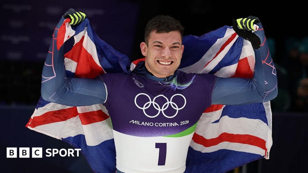 Winter Olympics 2026: Why Team GB are so good at skeleton Matt Weston and Martins Dukurs hug