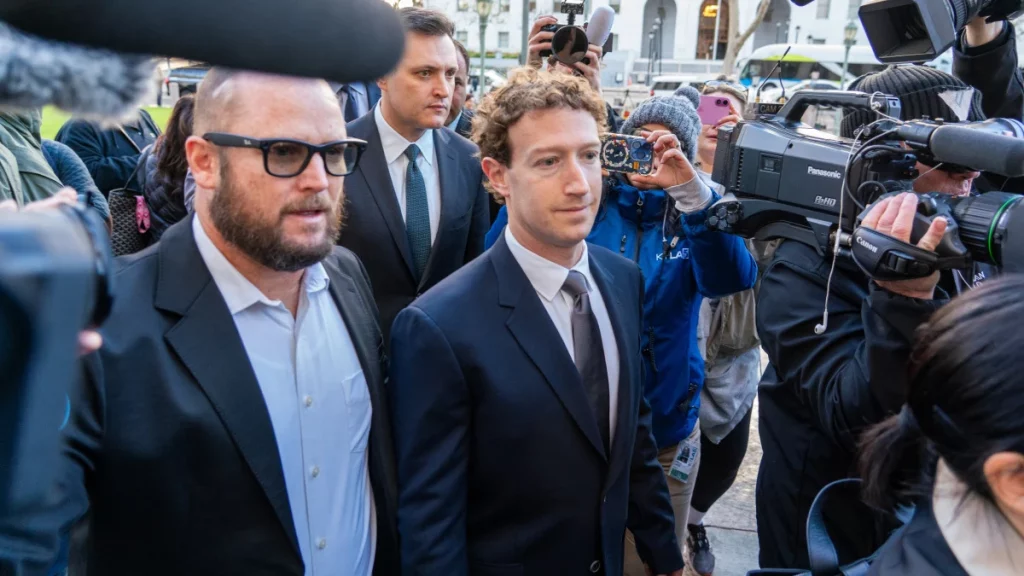 Zuckerberg testifies in front of jury during social media addiction trial