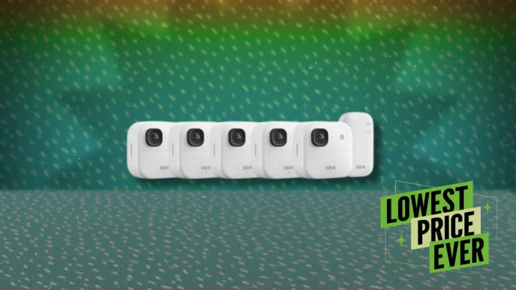 Blink's New 2K Outdoor Camera Five-Pack Is Over $100 Off Right Now