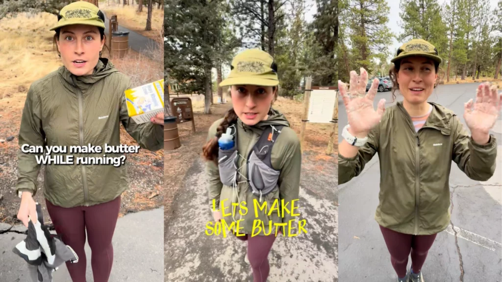 The Bizarre 'Churn Butter While You Run' Trend Is Actually Sort of Profound