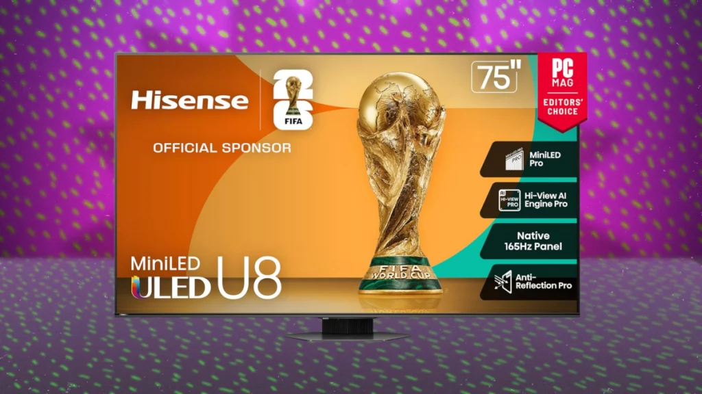 This 75-Inch Hisense Mini-LED TV Is $400 Off Right Now