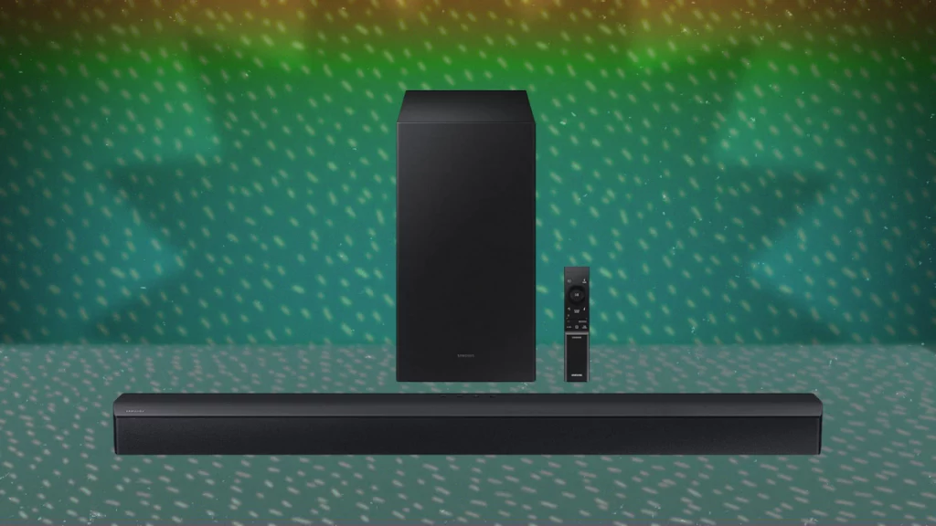 This Compact Samsung Soundbar/Subwoofer Combo Is on Sale for $140