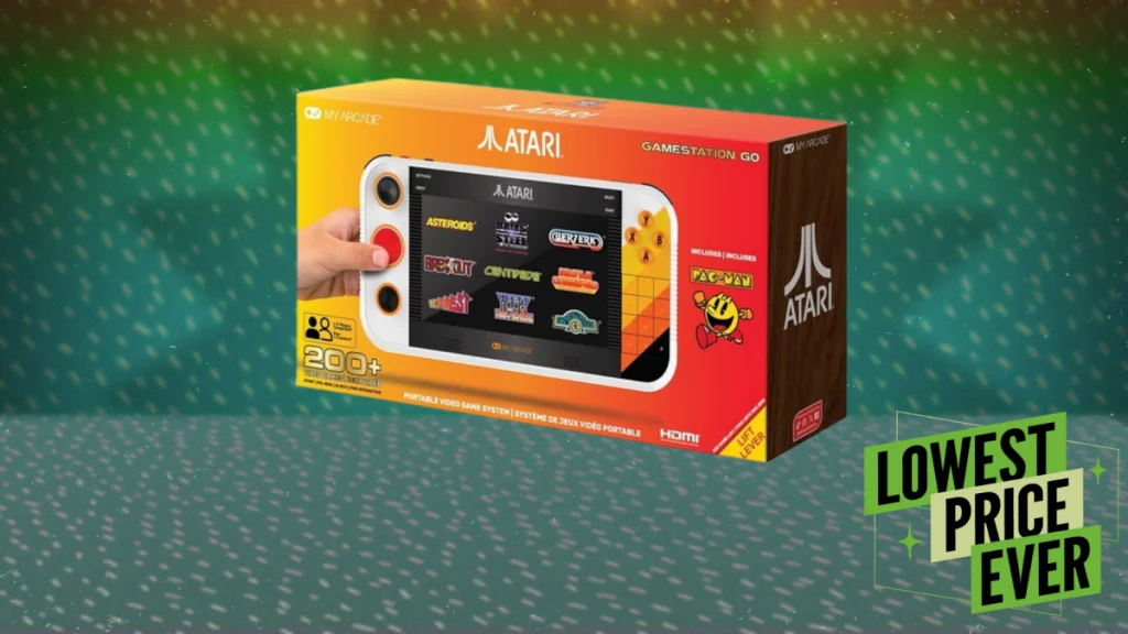 This Handheld Atari Console Comes With 200 Old-School Games, and It's $50 Off