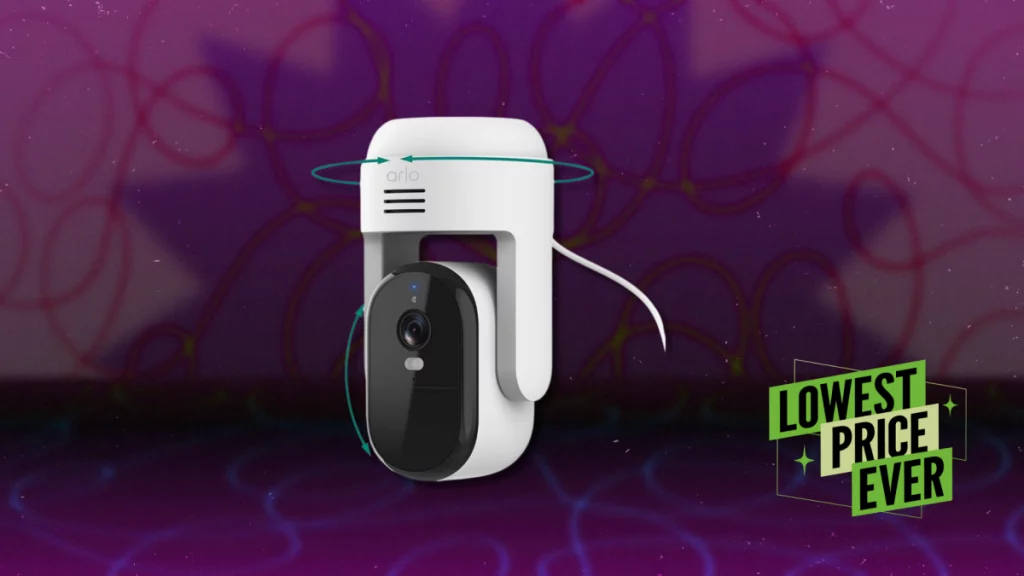 The Arlo Essential Pan Tilt Security Camera 2K Is 70% Off Right Now The Arlo Essential Pan Tilt Security Camera 2K Is 70% Off Right Now