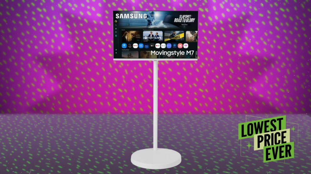 This Rolling 32-Inch Samsung Smart Monitor/TV Is $150 Off Right Now