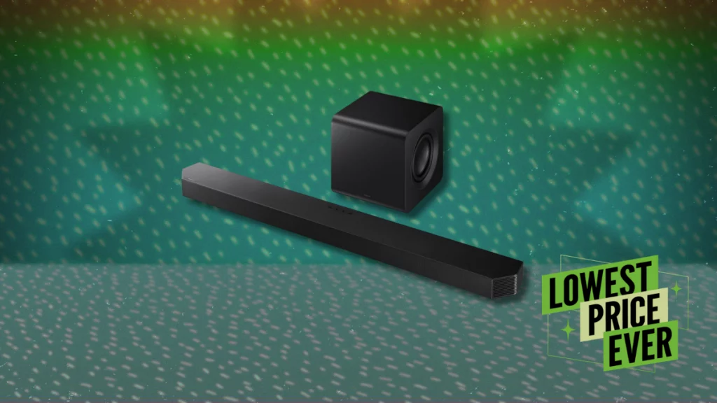 This Samsung Soundbar With Dolby Atmos Is Now $350 Off