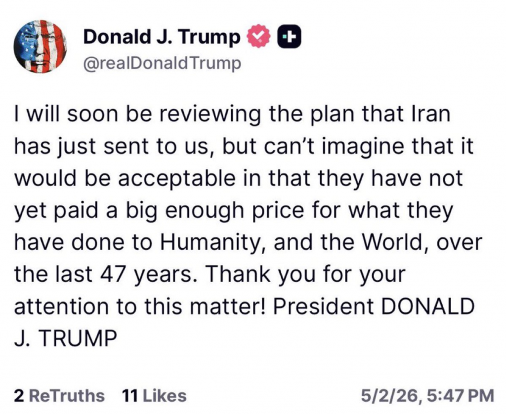 Iran War: Trump Whinges About Iran Proposal, China Rejects New US Secondary Sanctions, Ansar Allah Threatens Saudis